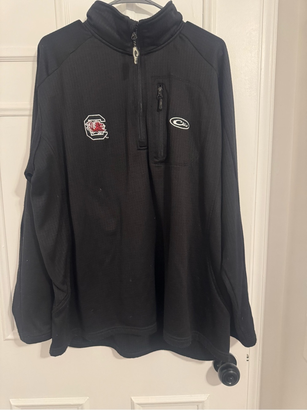 University of South Carolina Black Quarter-Zip Pullover